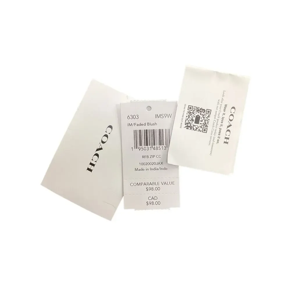 NWT Coach Wallet Women’s One Size Leather Zipper Closure Rectangular Shape Small - Picture 7 of 7